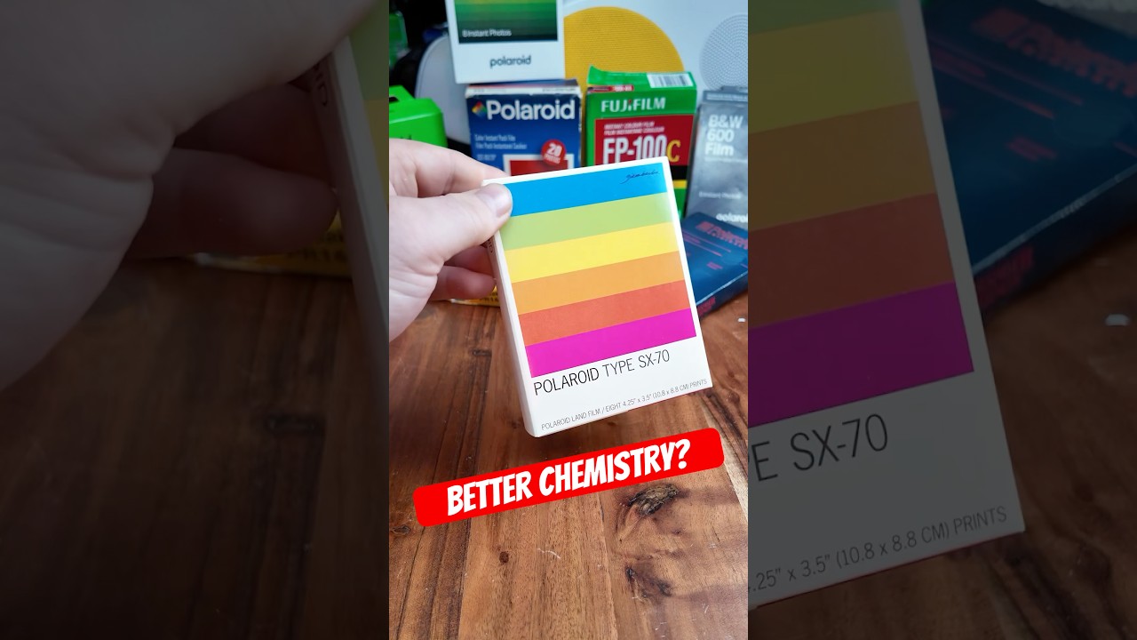 Polaroid special edition SX70 film. Is it better?? #instantcamera #polaroid #film