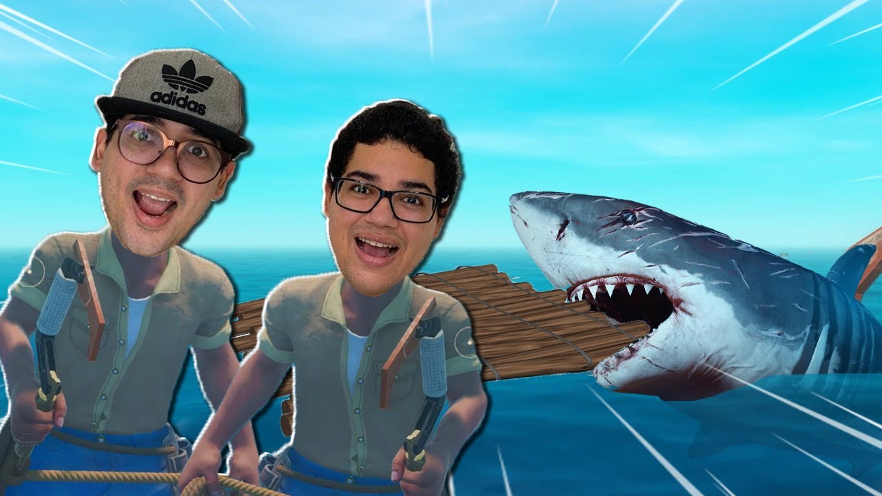 FICAMOS PERDIDOS NO MEIO DO MAR COM TUBARÕES!!! (sobrevivemos?)
