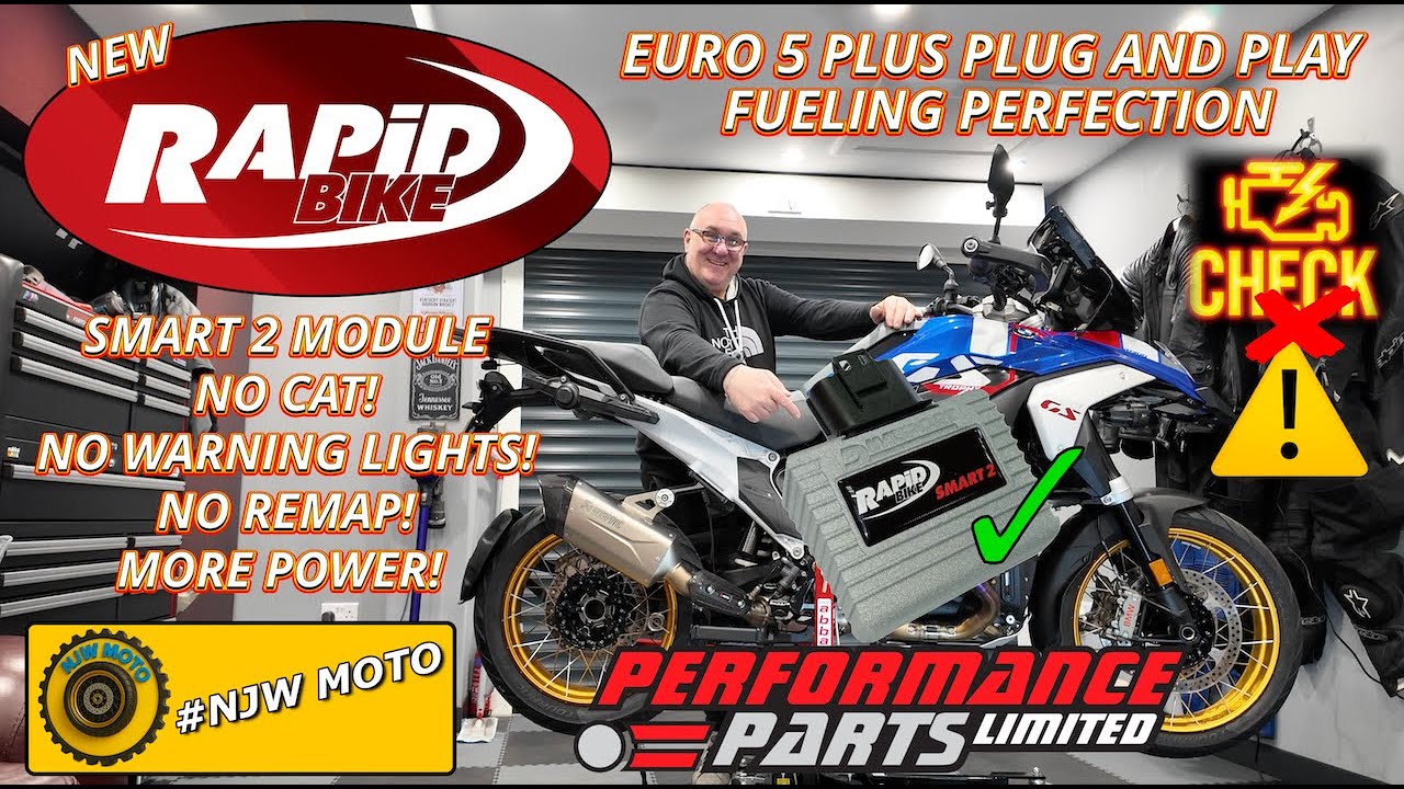 Решение Rapid Bike Smart 2 ECU DeCat для мотоциклов Euro 5 Plus, протестированное на BMW R1300 GS