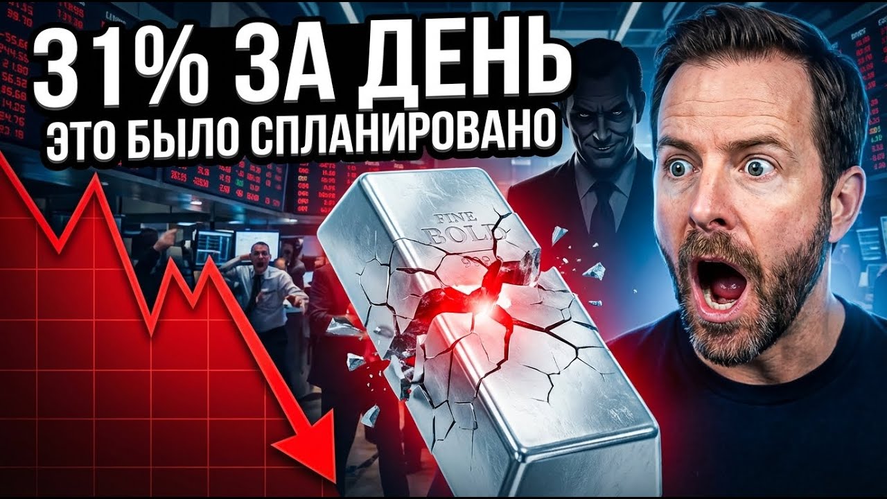 СЕРЕБРО РУХНУЛО — ЭТО БЫЛО СПЛАНИРОВАНО | JPMorgan, COMEX и фиктивные унции