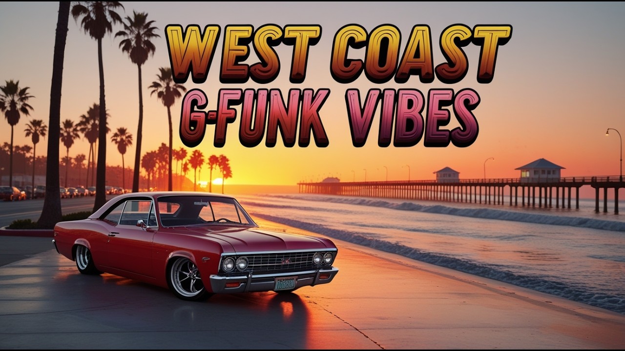 🚗 West Coast Sunset Ride 🌴 Smooth G-Funk Cruise | 90s Hip Hop Vibes