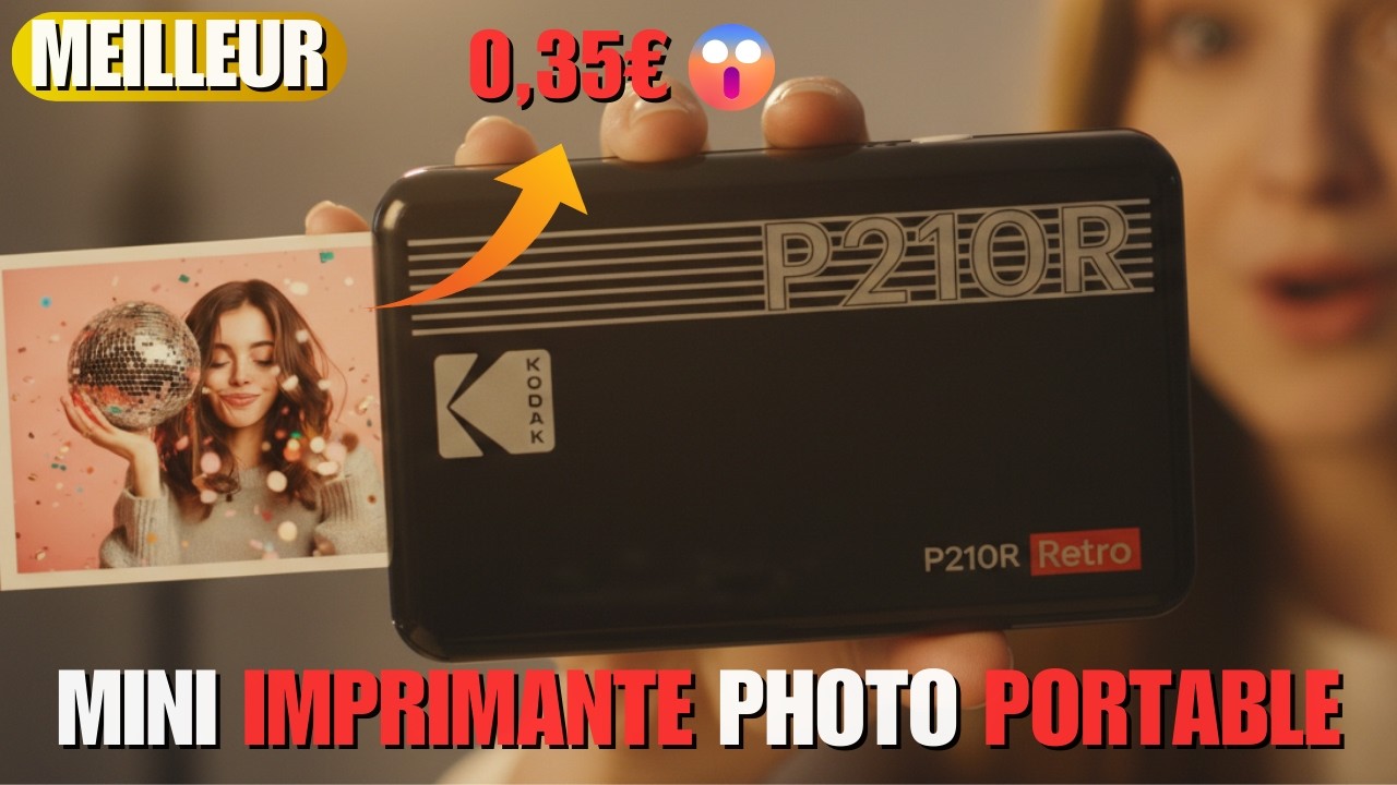 Kodak Mini 2 Retro : Photo instantanée ce que Polaroid ne veut PAS que tu saches (0,35€ vs 2€)?!