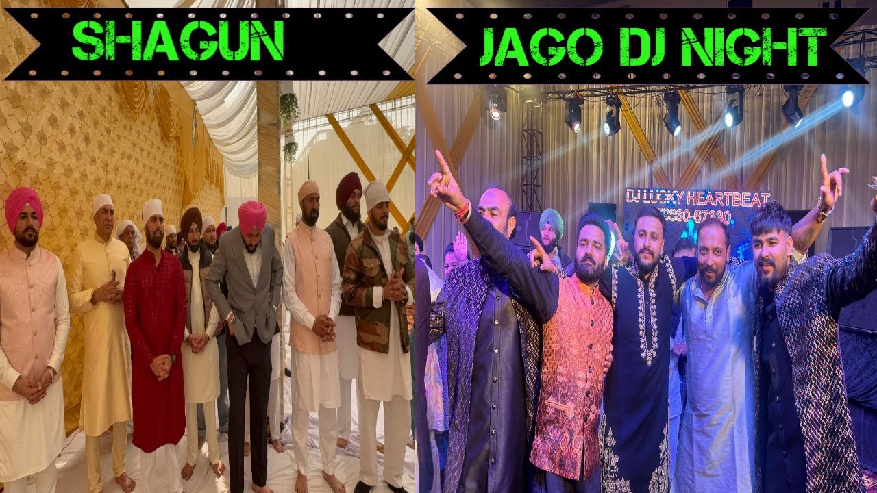 APNE VEER DA SHAGUN OR JOGO DJ NIGHT | dj vle da laptop tod ta or masla ho geya 😨| #sadeveerdaviah❤️