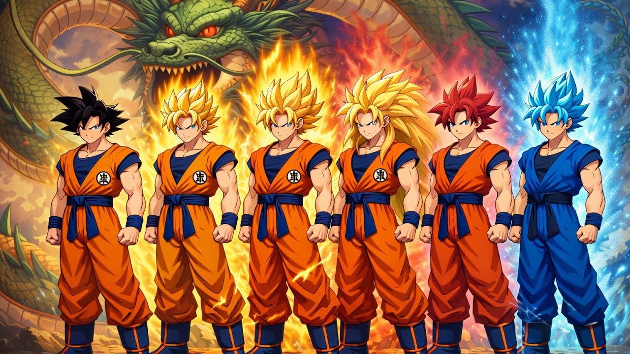 All Goku Transformations! The Last Mode Is Insane 😱”- #goku #gamedragonball #dragonball 