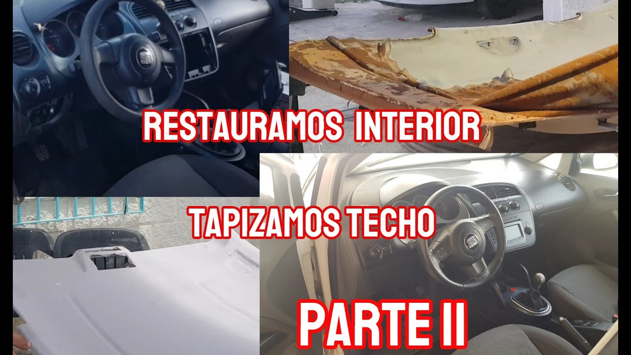 🔴 RESTAURAMOS INTERIOR SEAT TOLEDO MK3 (PARTE 11) C&Oacute;MO TAPIZAR TECHO EN CASA‼️