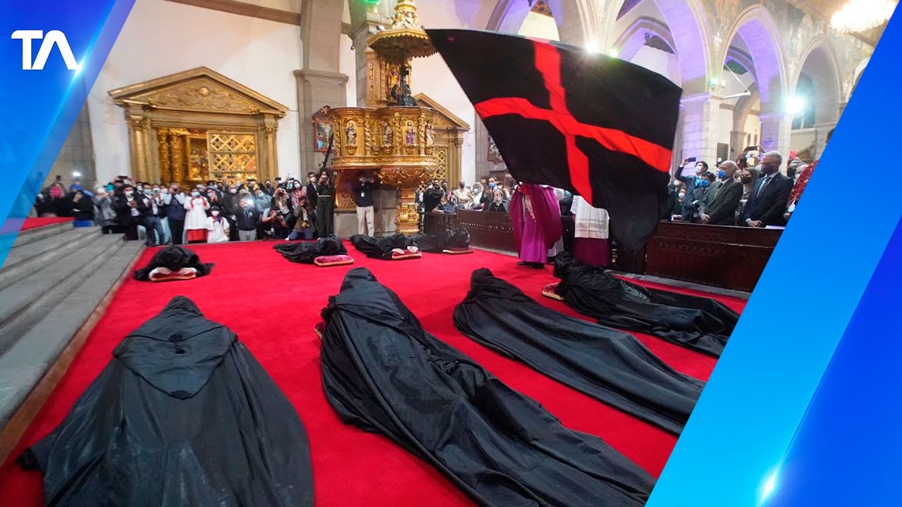 El Arrastre de Caudas volvió a la Catedral Primada de Quito