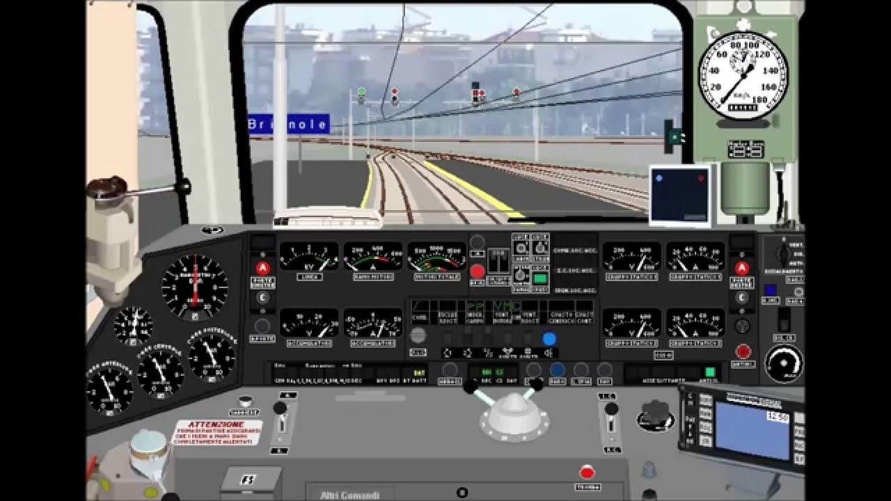 Genova Brignole-Sestri Levante in cabina dell'E656 - Simulatore Treno (parte 1)