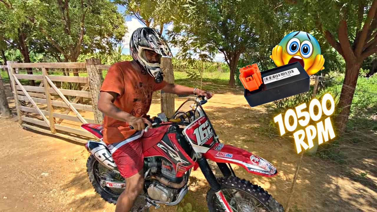 ACELERANDO A CRF 230 COM CDI 10500 SERVITEC NO CT #162  PELA PRIMEIRA VEZ
