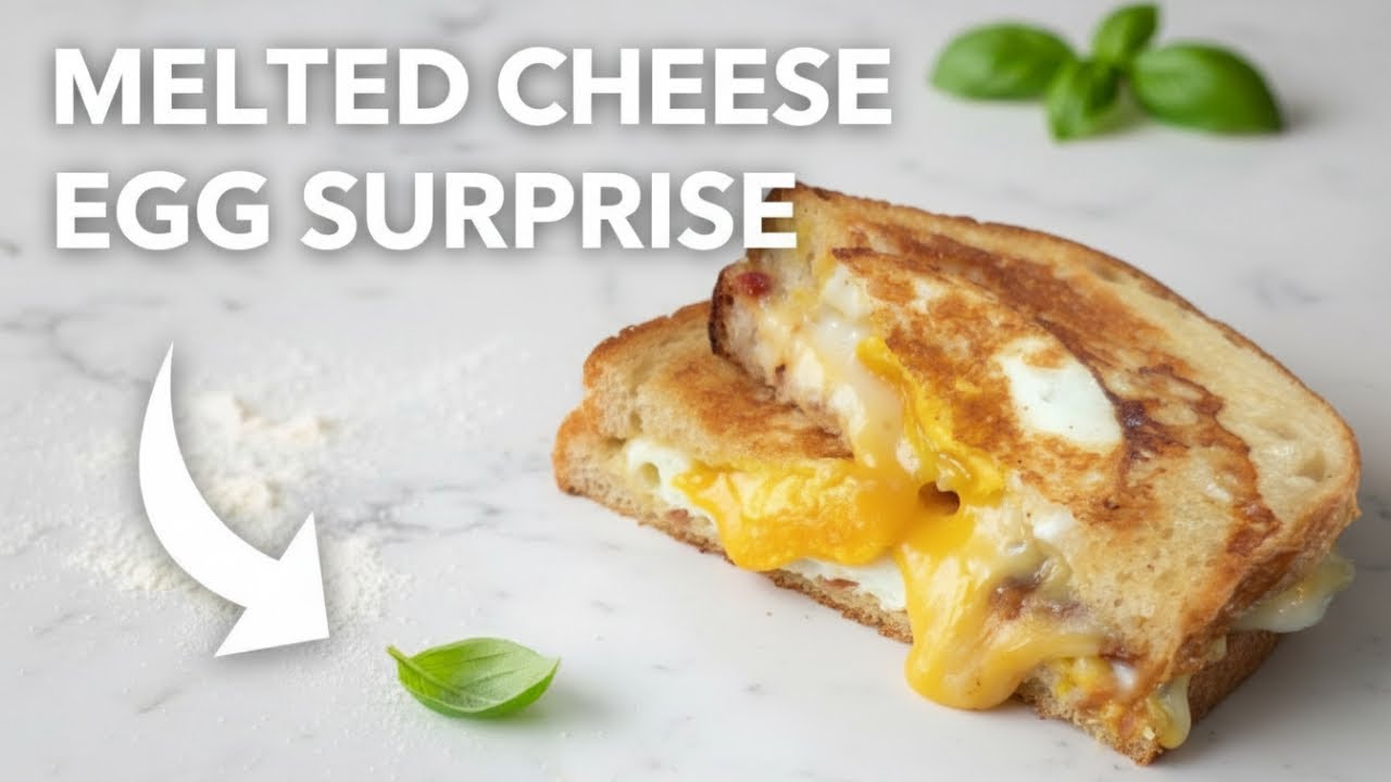 Egg in a Hole Grilled Cheese Delight