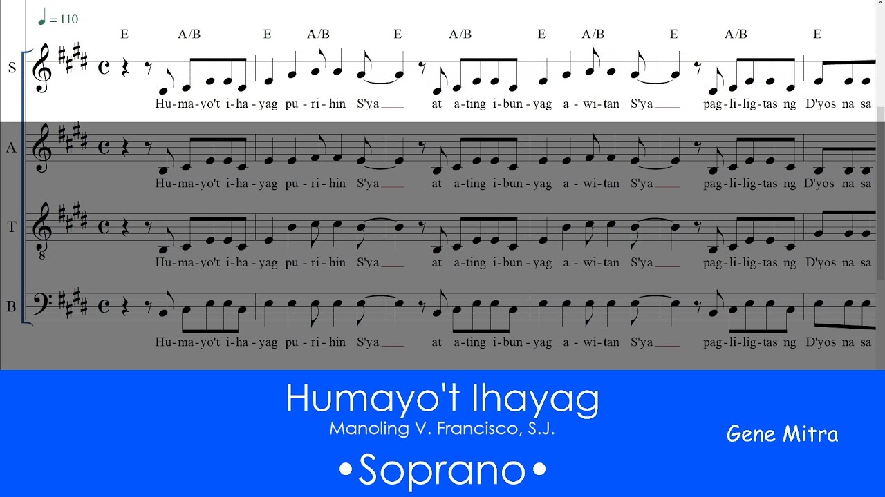 Humayo't Ihayag (Short Version) • SOPRANO