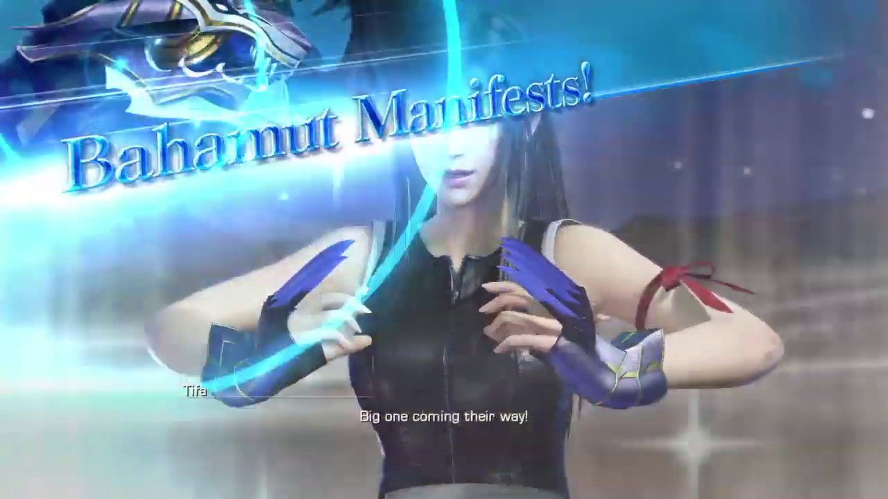 DISSIDIA FINAL FANTASY NT- Tifa vs Tidus (and crew)