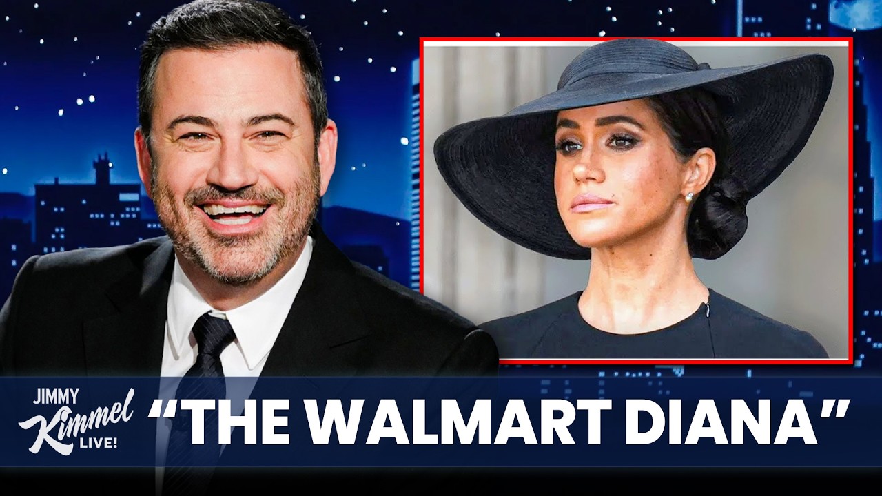 Jimmy Kimmel Humurously DESTROYS Meghan Markle On LIVE TV