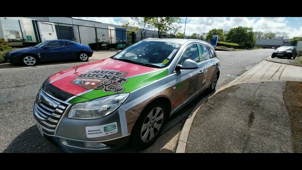 Vauxanne has her Rust Bucket stickers applied