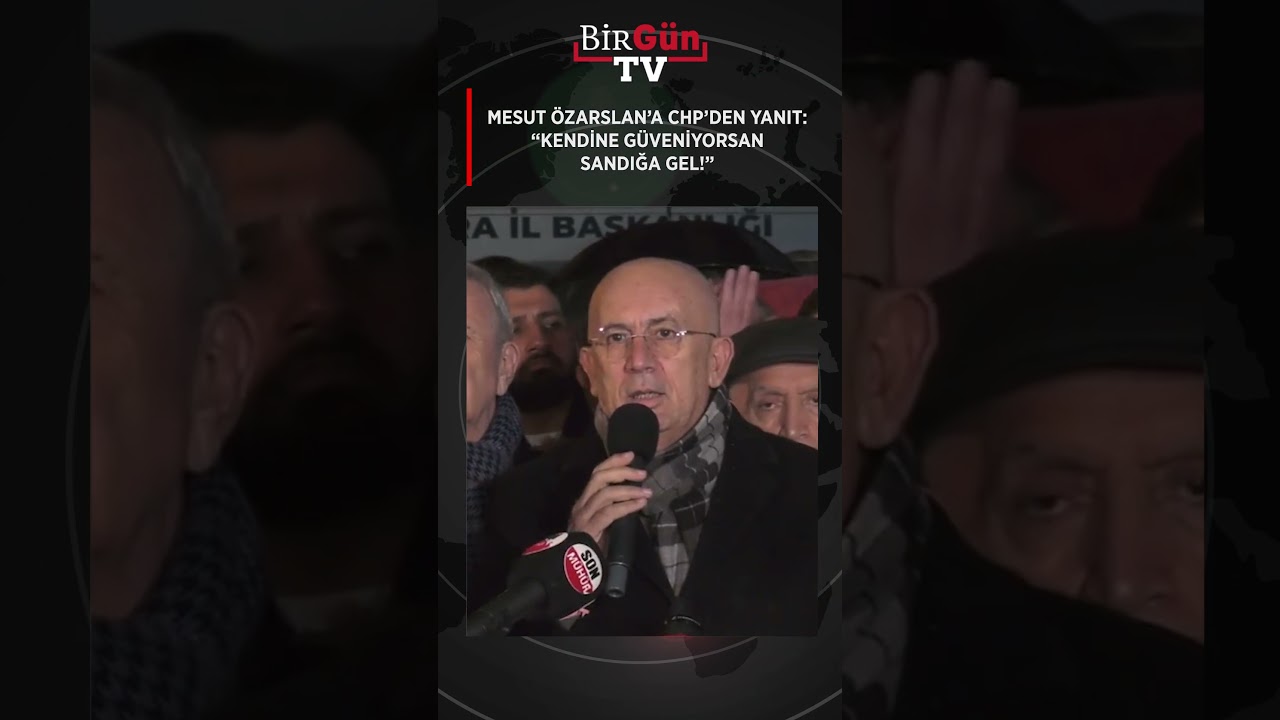 Mesut &Ouml;zarslan CHP&rsquo;den istifa etti! CHP&rsquo;den gece yarısı &ccedil;ok sert &ccedil;ıkış: &ldquo;Kendine g&uuml;veniyorsa&hellip;&rdquo;