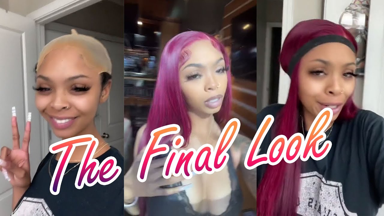 The Perfect 99J Color Lace Wig Install!🤭 Best Burgundy Wig Ever!🍓