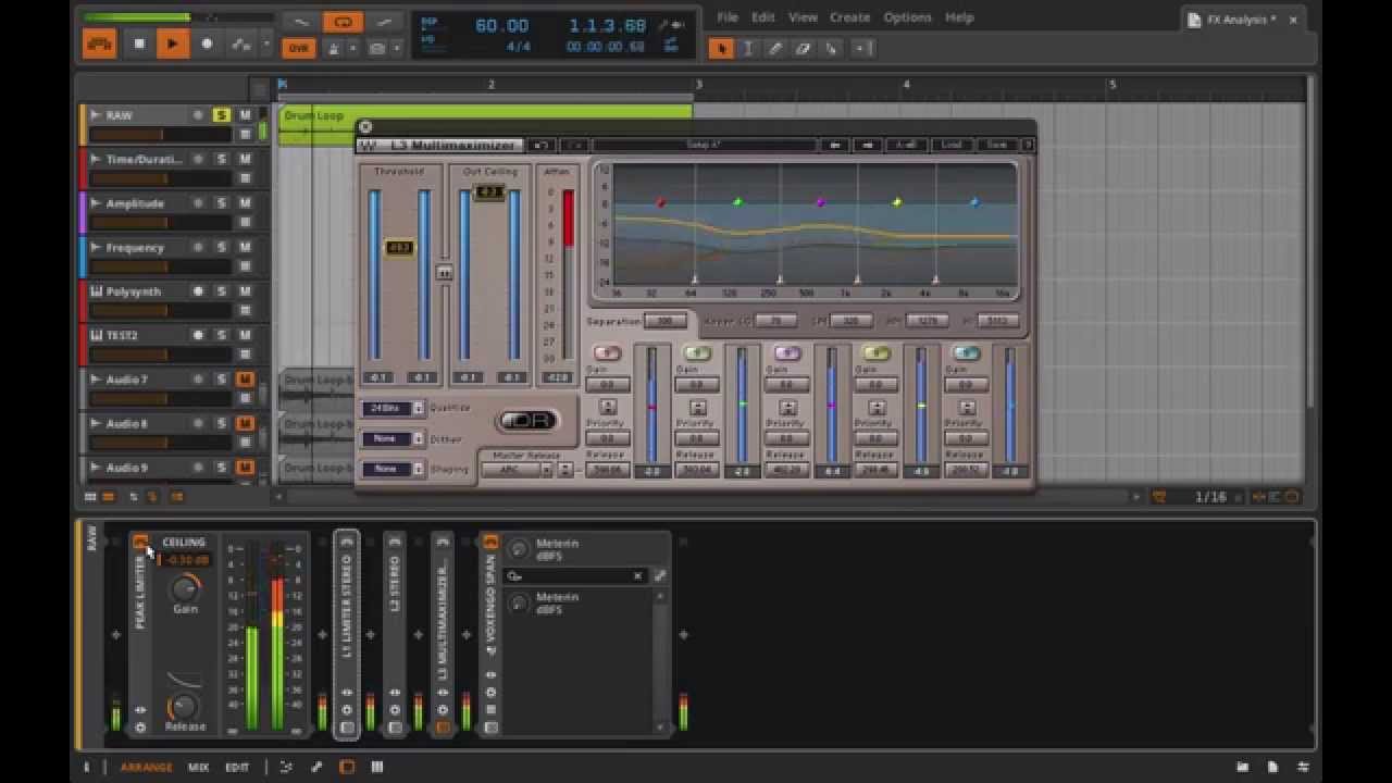 Bitwig Studio & Music Production Course - 3.51 - Peak Limiter