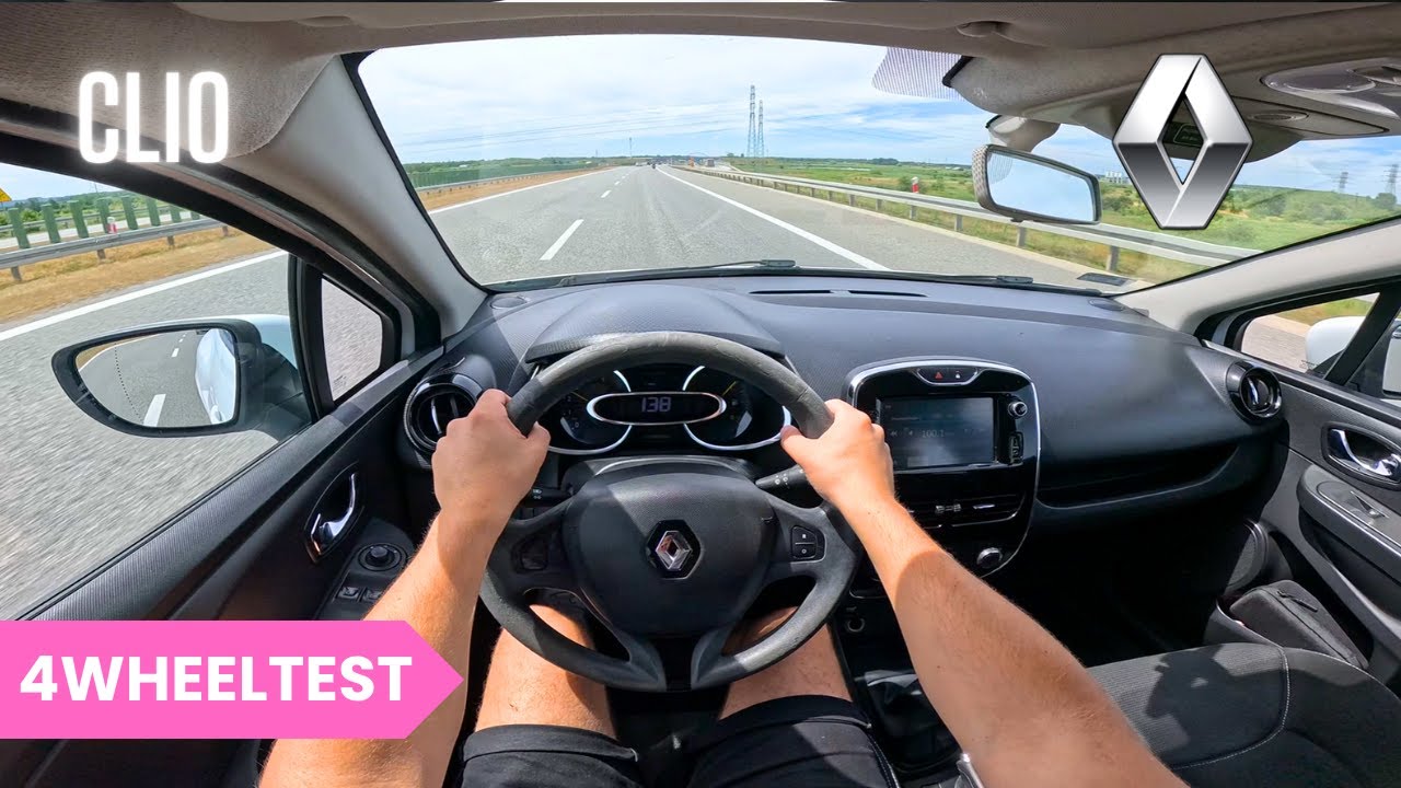 2013 Renault Clio IV Socite [1.5 75HP 55 kW] POV TEST DRIVE BY 4WHEELTEST