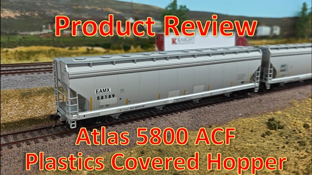 ОБЗОР ПРОДУКТА - Пластиковый крытый бункер ATLAS 5800 ACF - UPRR Evanston Sub, большой масштаб HO