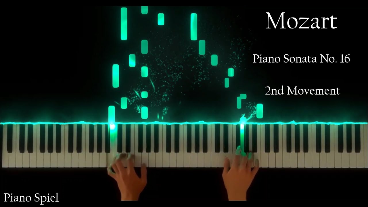Mozart - Piano Sonata No.16, K.545 2nd Movement Andante Piano