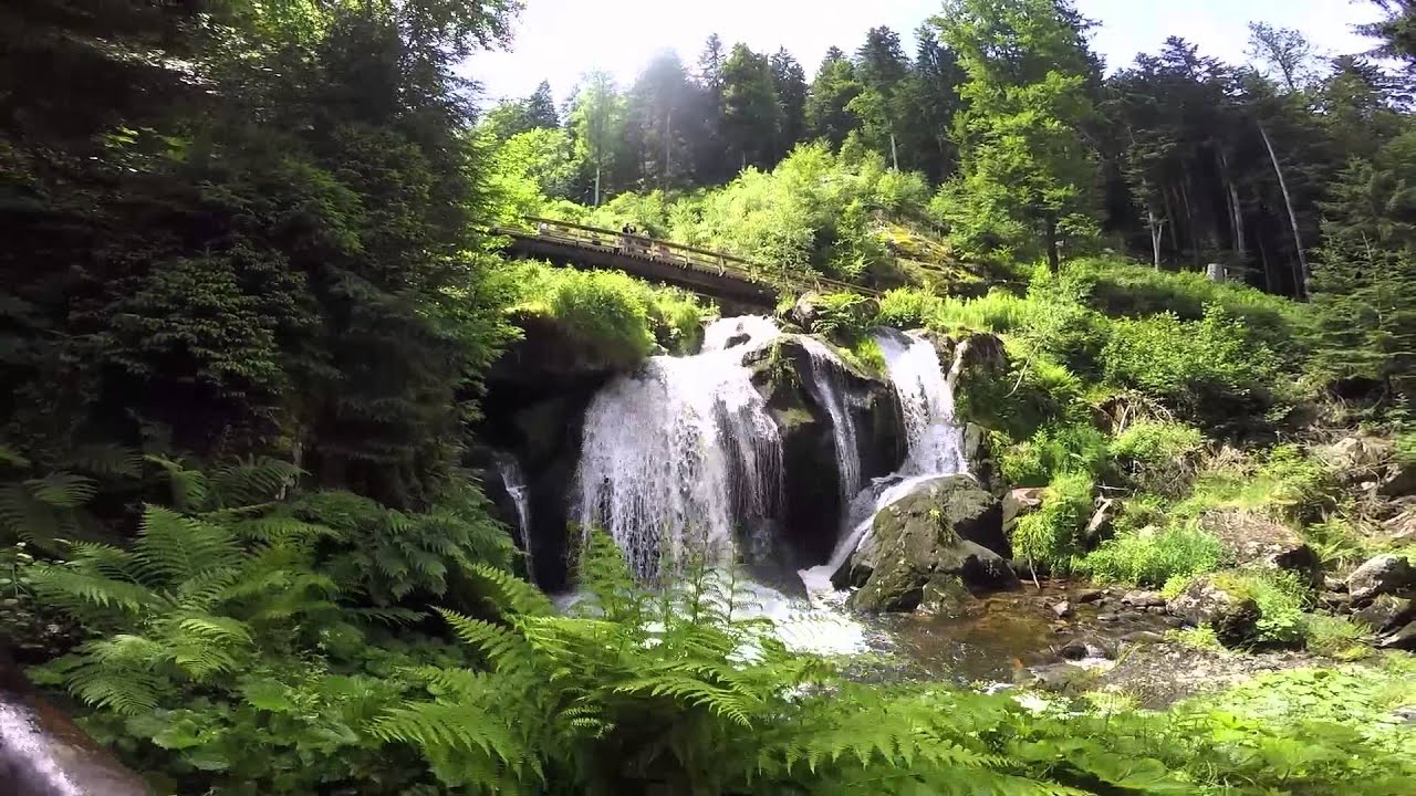 STREET VIEW: Die Triberger Wasserf&auml;lle im Schwarzwald in GERMANY
