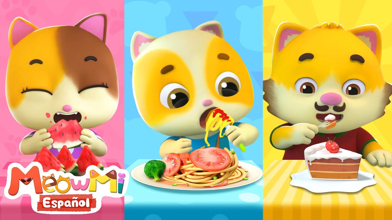 Los Modales en el Restaurante | Canción Infantil | MeowMi Family Show Español