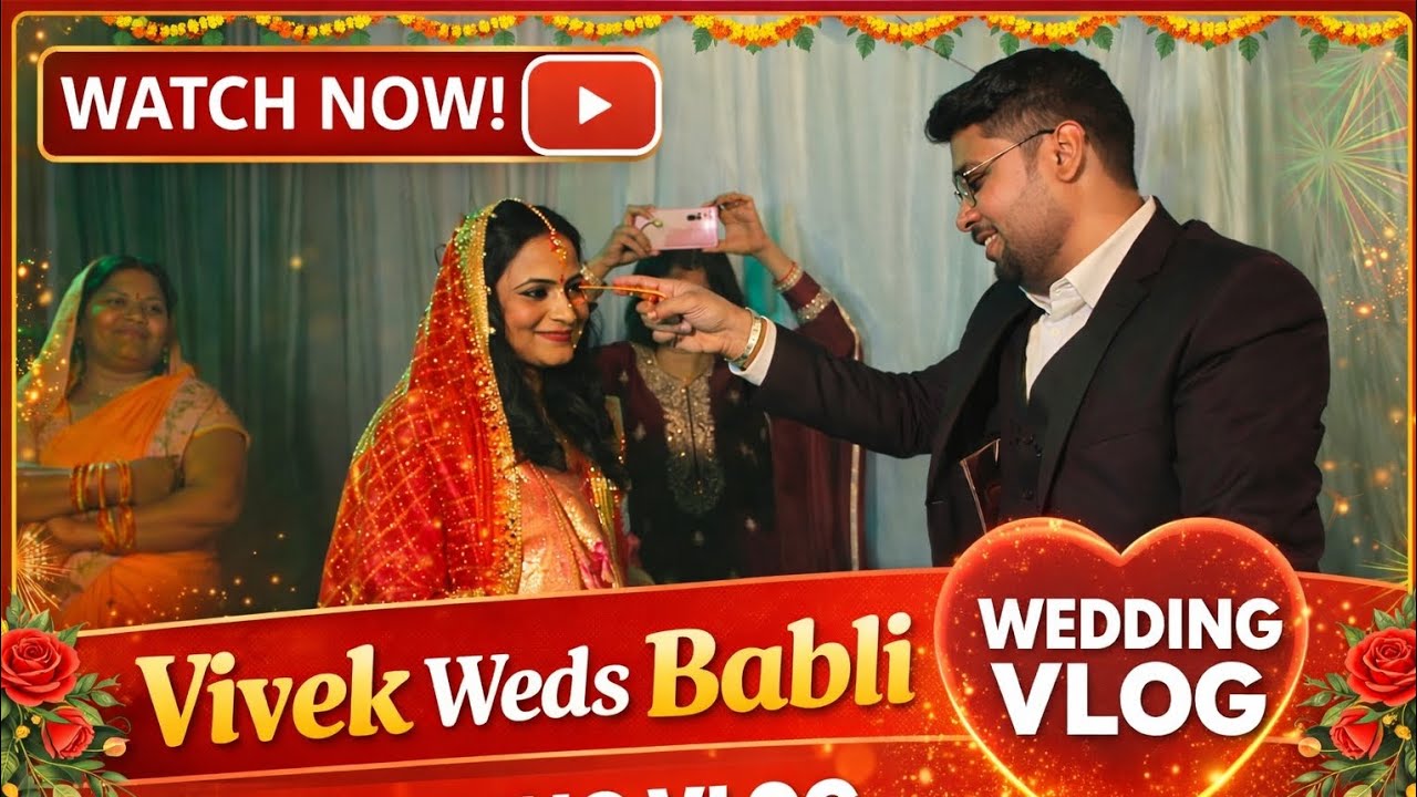 #Vivek weds Babli #wedding 💕#vlog 
