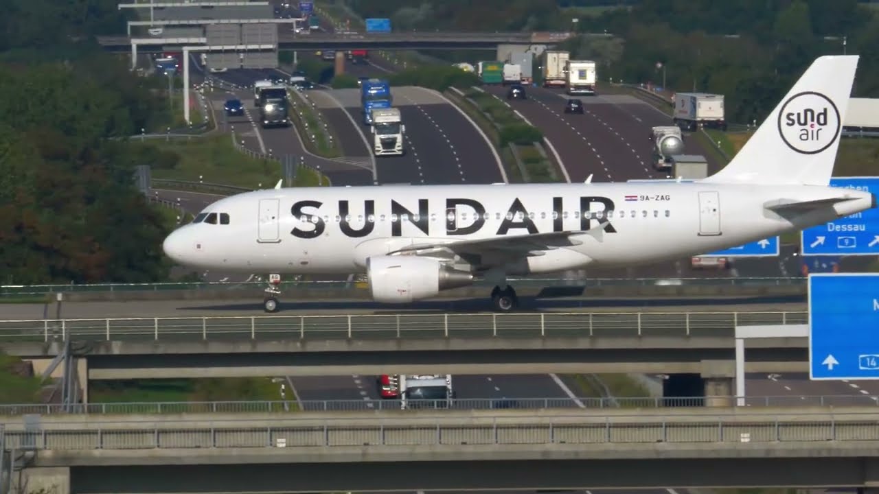 Planespotting Airport Leipzig/Halle Flughafen LEJ