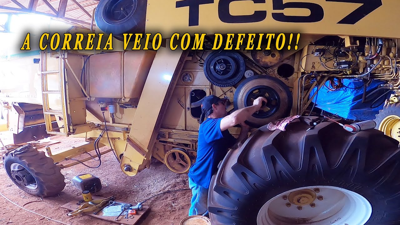 Como Montar e Regular as Polias e a Correia do Cilindro e Batedor TC57