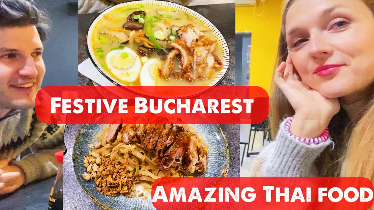 ✨ Christmas Lights in Bucharest | Romantic Evening Walk & Cozy Dinner