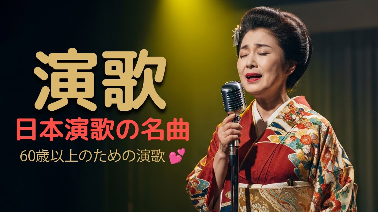 涙がこぼれる演歌💧 70代・80代の心に残る名曲特集 🎵 あなたの青春をもう一度