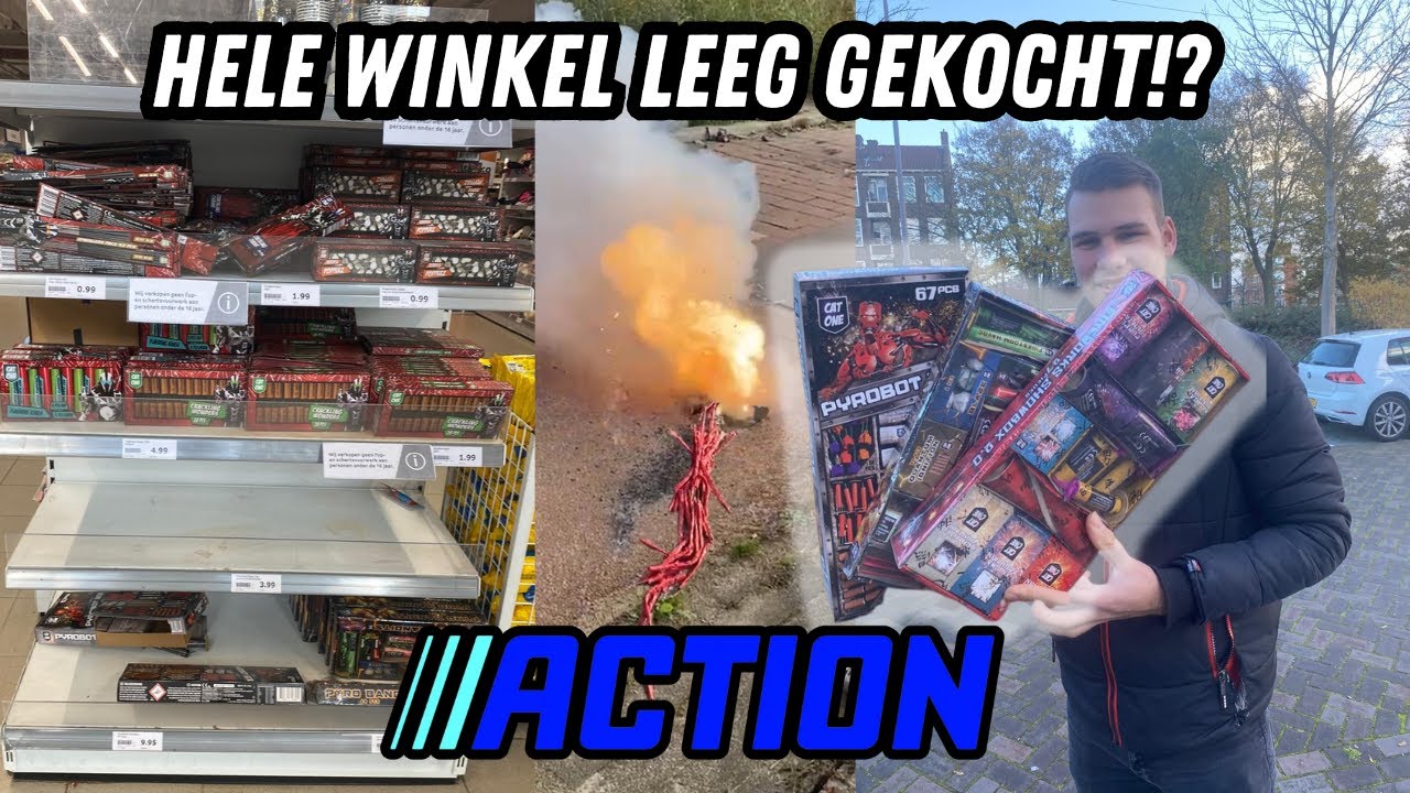 CAT. 1 VUURWERK testen van de ACTION *2024-2025*