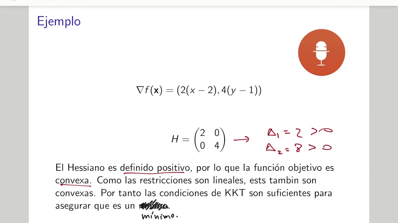 PROGRAMACION NO LINEAL 5 - PROG. NO LINEAL CON RESTRIC. (TECNICA DE LAGRANGIANO)