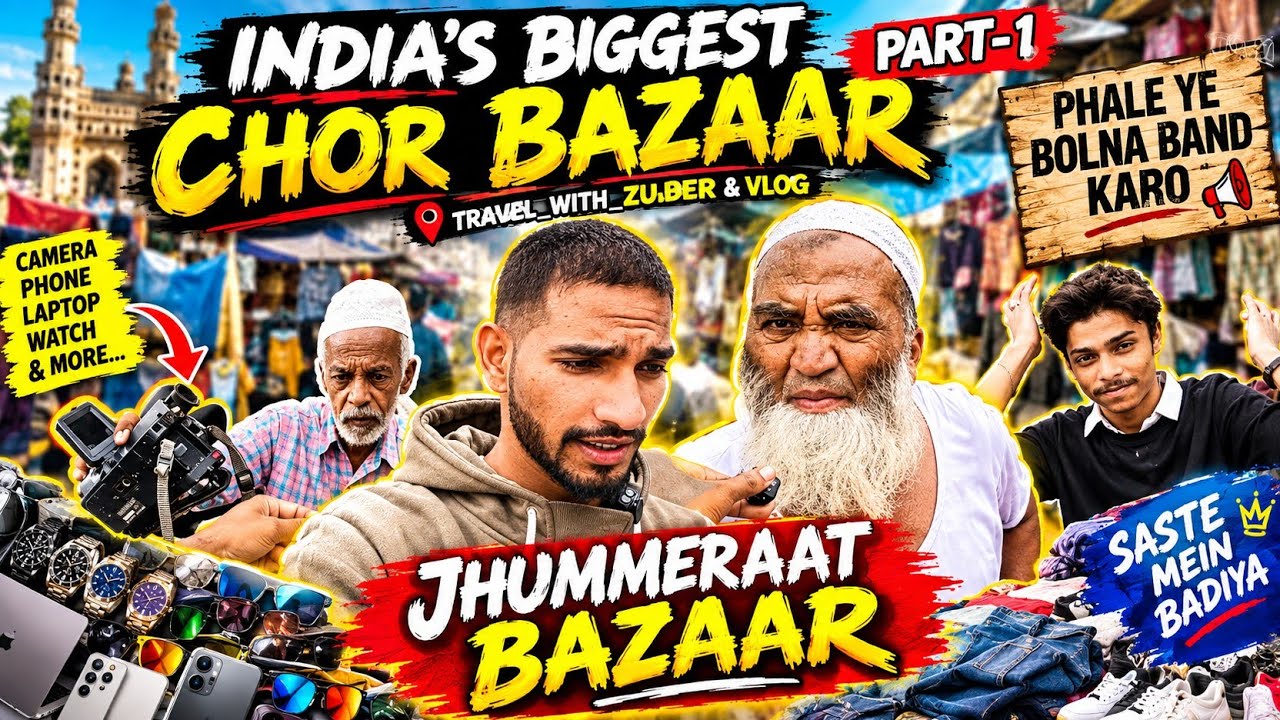 Jumerat Bazar Hyderabad | Bhut Kuch Mlm Hua Mujhe | very cheap rates | India's biggest chor Bazar 