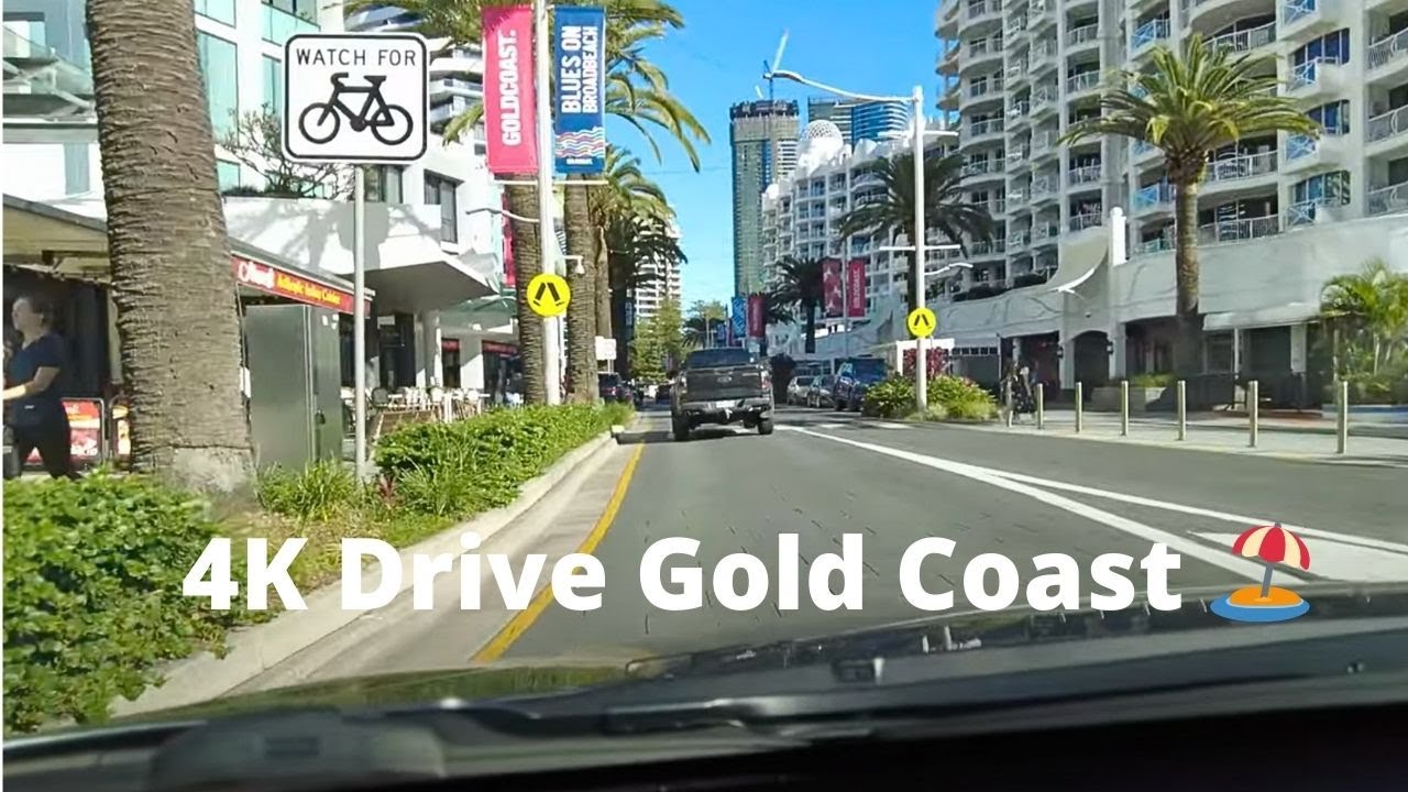 Gold Coast City Drive - Broadbeach to Surfers Paradise to Paradise Point 4K