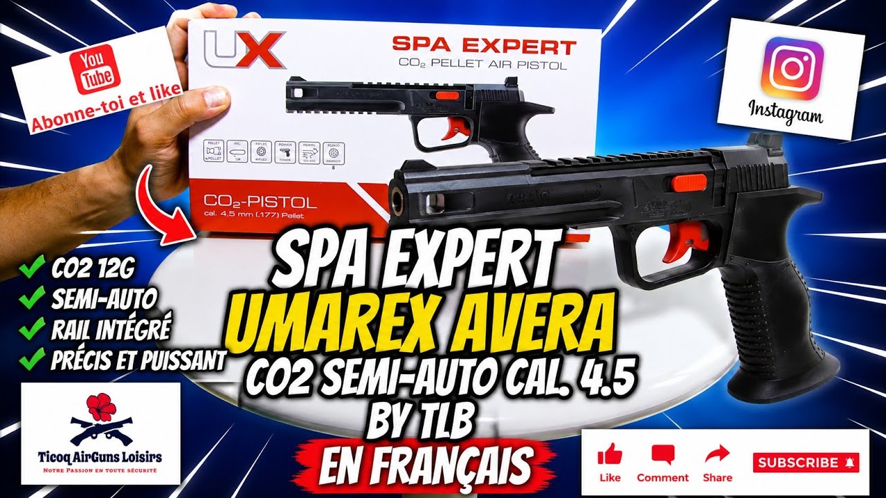 SPA EXPERT Umarex Avera co2 semi-auto Cal. 4.5 By TLB en Français