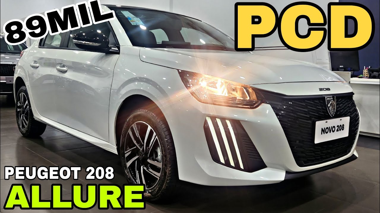 NOVO PEUGEOT 208 ALLURE 2025 EM DETALHES | MELHOR VERSÃO PARA PCD!!!