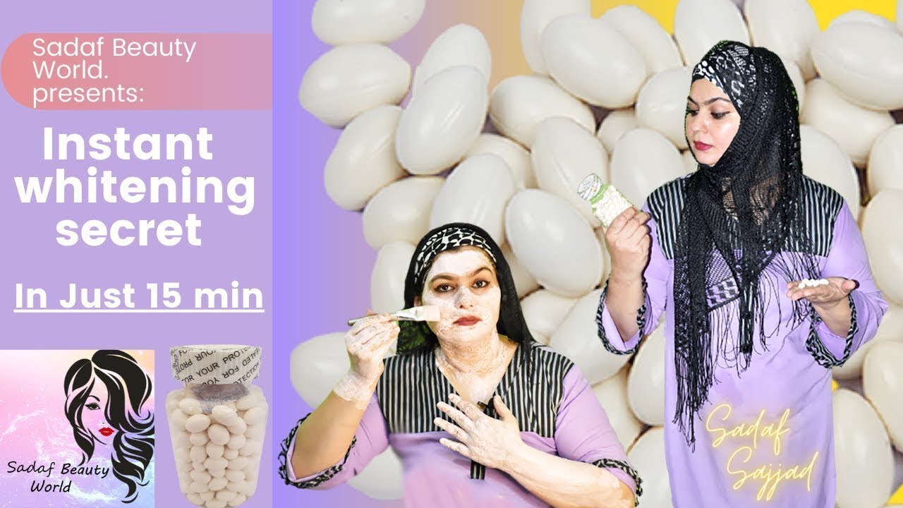 Glowing skin Polish with Whitening Capsule | Sadaf Beauty World