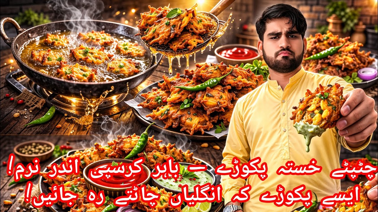 Crispy Chicken Pakora Recipe | Spicy & Crunchy Chicken Pakode | Easy Iftar Snack Recipe 