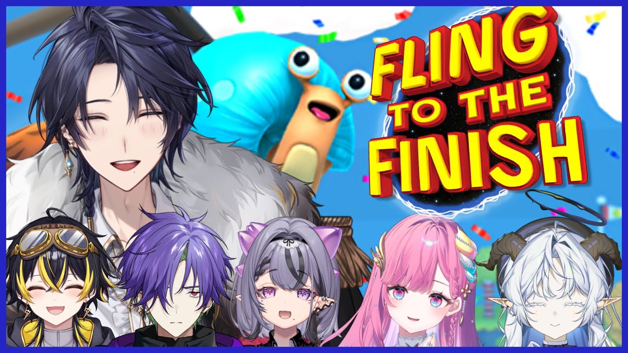 【同期コラボ】阿吽の呼吸で全勝の未来が見えます。【Fling to the Finish】【ゆにれいど！/ 火狩夜れんま】
