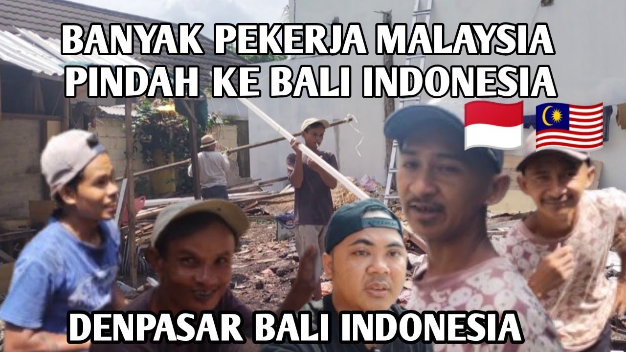 DULU KERJA DI MALAYSIA 🇲🇾 SEKARANG PINDAH KERJA KE BALI INDONESIA 🇲🇨