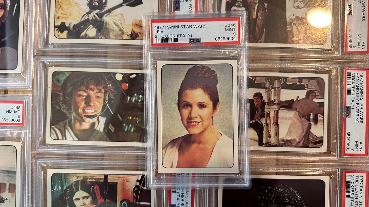 Selling My Star Wars Collection Part 1 (1977 Panini Stickers PSA Reveal)