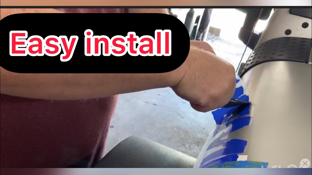 DIY Jeep Name Decal install