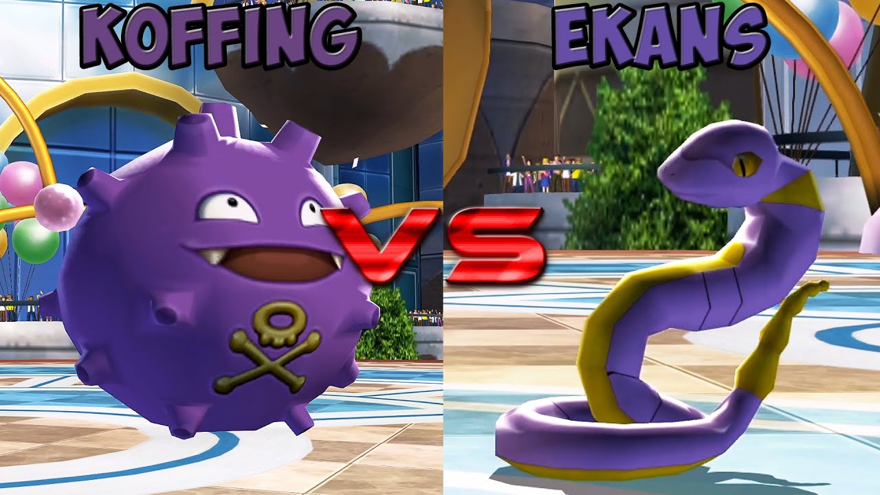 Pokemon battle revolution - Koffing vs Ekans