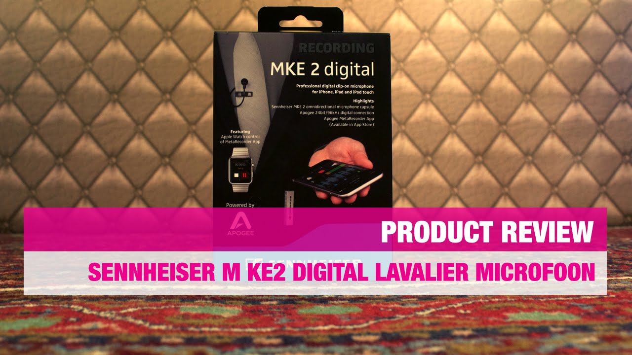 Review Sennheiser MKE2 Digital Lavalier Microfoon Voor iOS Review | Bax Music
