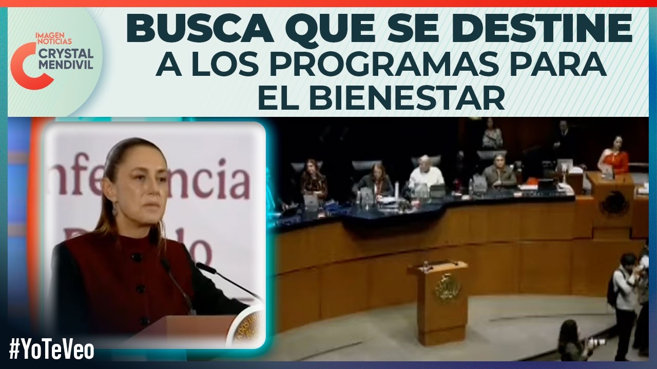 Claudia Sheinbaum anuncia iniciativa contra pensiones millonarias de exfuncionarios | Crystal