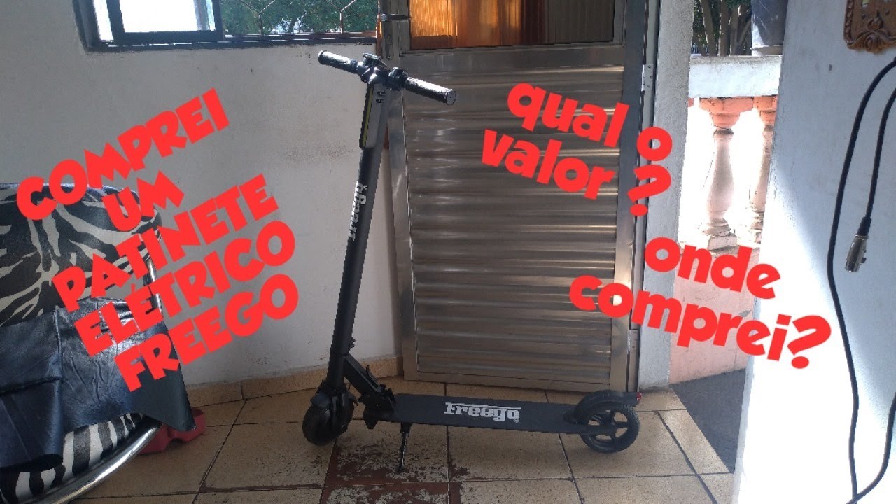 COMPREI UM PATINETE ELÉTRICO FREEGO