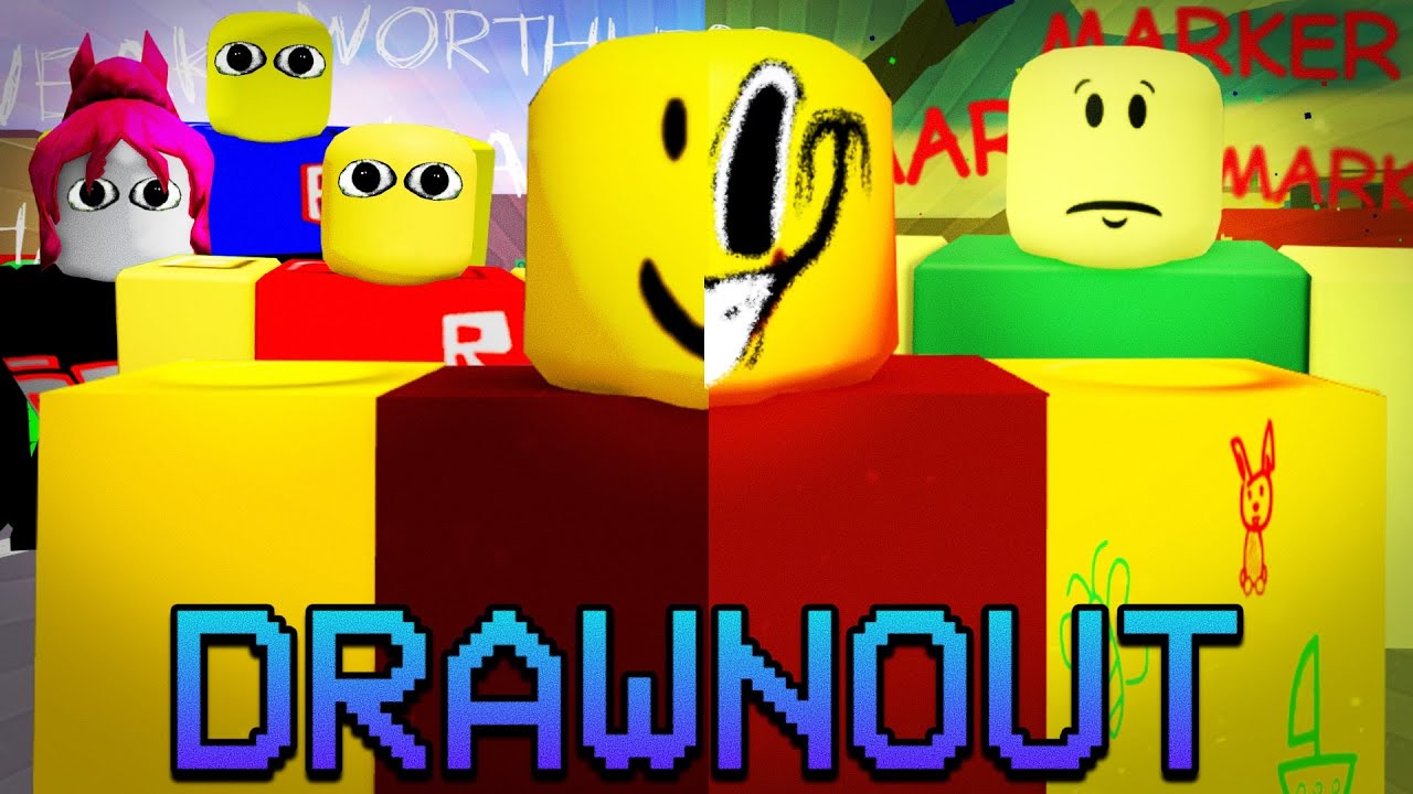 Drawnout - ALL BADGES - [Full Walkthrough] - Roblox