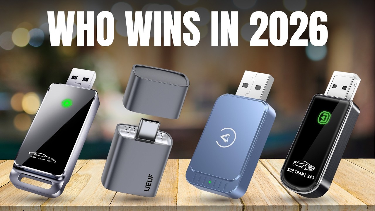Top 5 Wireless CarPlay Adapters on Amazon 2026 - Convert Wired to Wireless