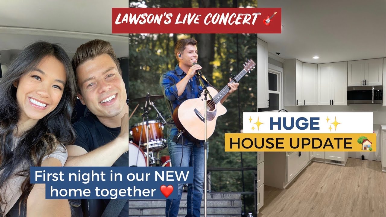 FIRST NIGHT IN OUR NEW HOME 🏠  BIG CONCERT 🎸 + GIVEAWAY