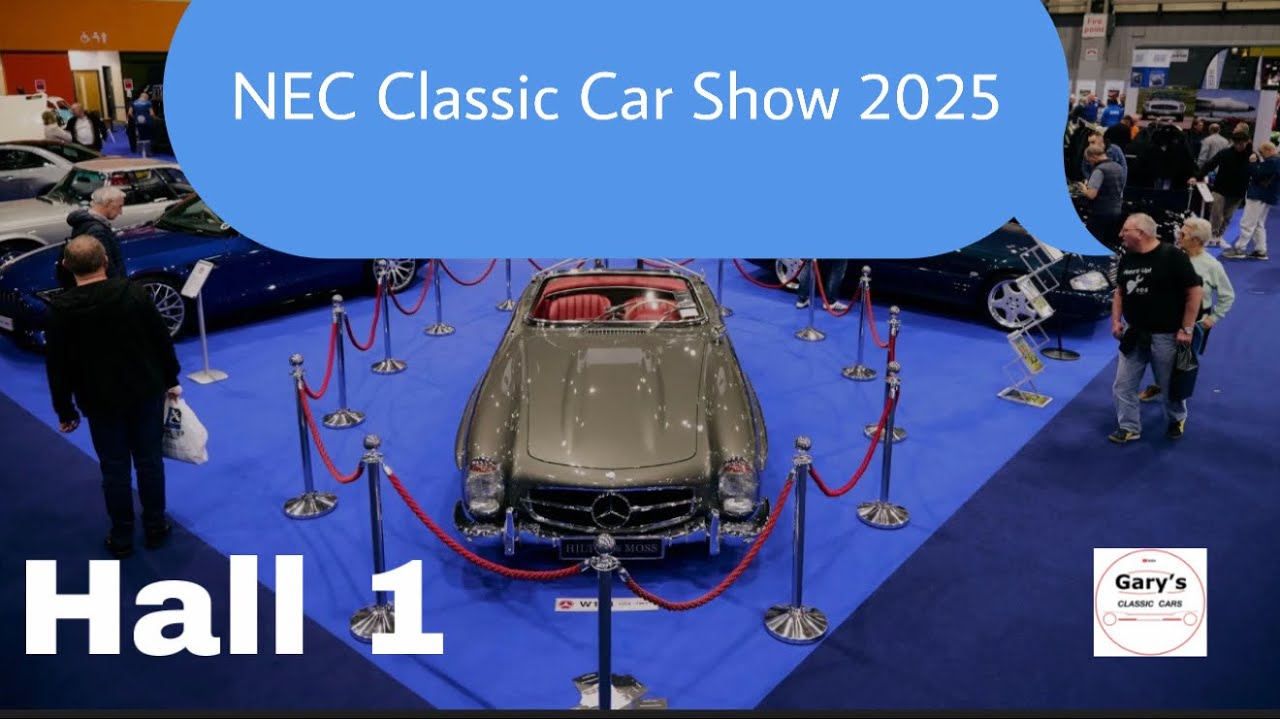 Зал 1, выставка классических автомобилей NEC, ноябрь 2025 г.